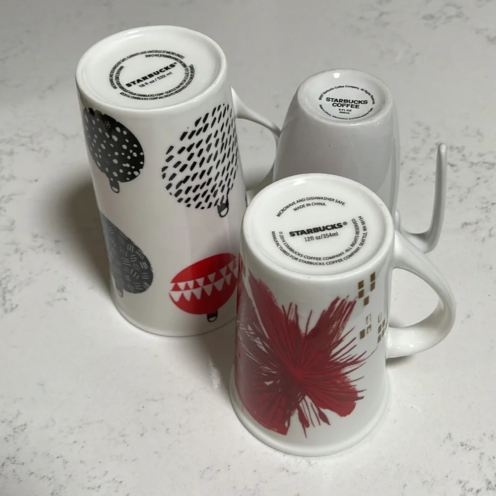 Starbuck’s coffee Mugs set of 3